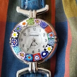 Murano glass watch